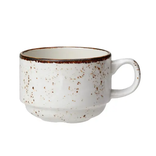 [PR/06558] Moccatasse Obere 10 cl stapelbar Serie Craft weiß 