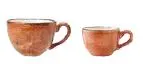 [PR/06813] Moccatasse Obere 8,5 cl Serie Craft terracotta 