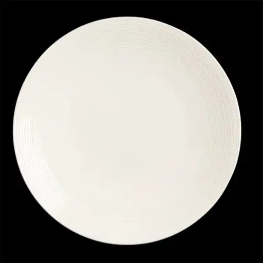 [PR/06919] Teller flach 28 cm coupe Concorde weiß  