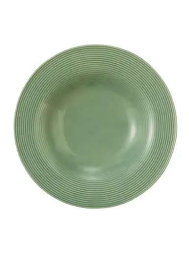 Pastateller tief Fahne 27,5 cm mit Relief BEAT Color Glaze    
