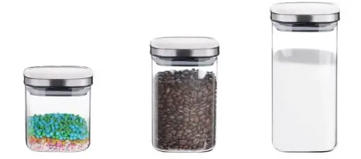 [PR/03321] Vorratsdose aus Borosilikatglas rechteckig 1000 ml