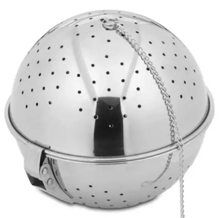 [PR/07355] Gewürz-/Reiskugel aus Edelstahl, gelocht Ø 10,5 cm