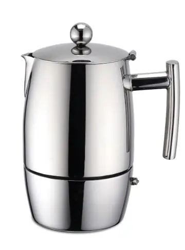 [PR/07362] Espressokocher Premium aus Edelstahl für 6 Tassen