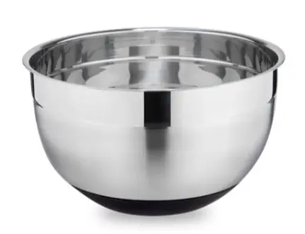 [PR/03434] Schüssel Premium aus Edelstahl mit Silikonboden Ø 20 cm