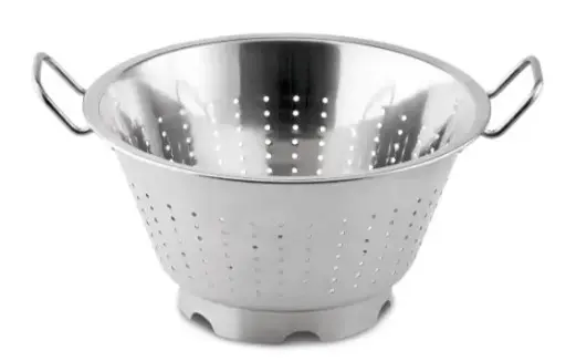 [PR/03512] Seiher aus Edelstahl, massiver Ausführung, Ø 36 cm