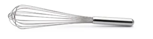 [PR/07495] Rührbesen Profi aus Edelstahl 60 cm 8 Doppeldrähte a 2,3 mm 