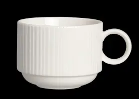 [PR/01463] Kaffee-Obere 21,25 cl stapelbar Concorde weiß  