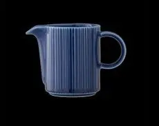 [PR/01515] Gießer mit Henkel 14,25 cl Concorde Vollglasur blau