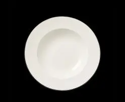 [PR/01561] Müslischale 16,5 cm Concorde farbiger Rand schwarz