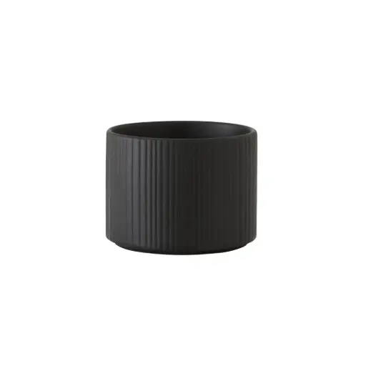 [PR/04031] Zuckerschale  22.75cl Concorde Vollglasur schwarz / Noir