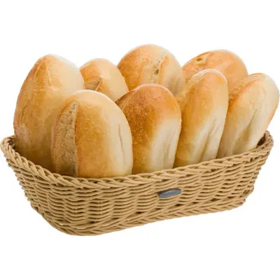 [PR/08274] Korb »Coolorista« rechteckig, 26,5 x 19 x 7 cm, hellbeige