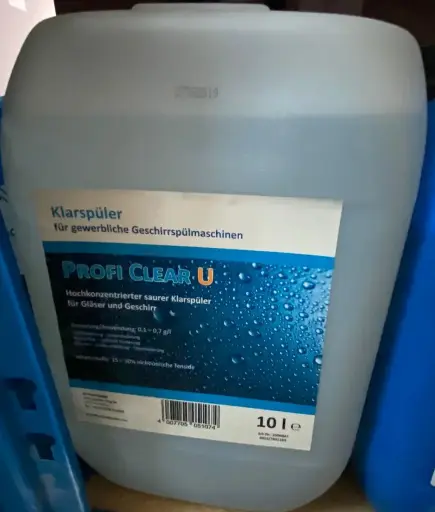 [PR/00439] Klarspüler flüssig 10 kg Kanister  Profi Clear U Universal