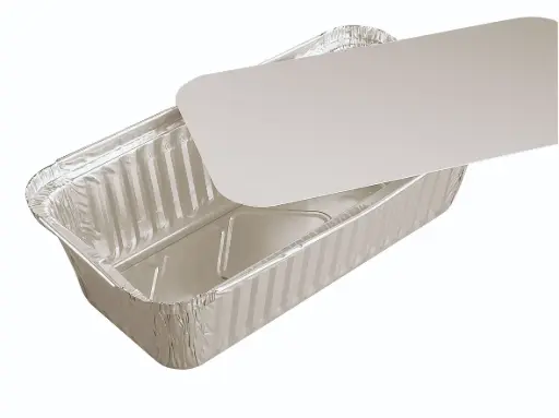 [PR/04161] Deckel zu Schalen Alu eckig 900 ml  - 100 Stück 