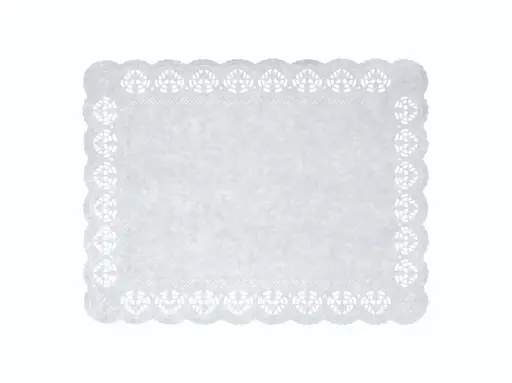 [PR/04192] Tortenspitze eckig 30 x 40 cm weiß - 100 Stück passend für 1/1 GN
