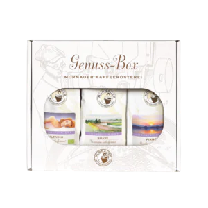 [PR/04256] Kaffee - Genuss-Box "Entkoffeiniert" - 3 x 250g ganze Bohne   