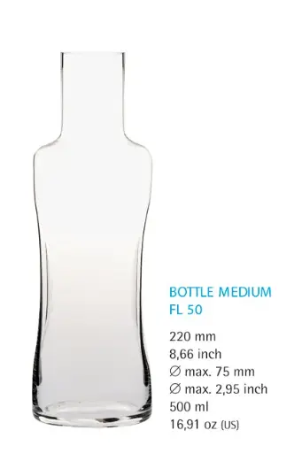 [PR/04283] Glaskaraffe 0,5 l Serie Aqua Futura 
