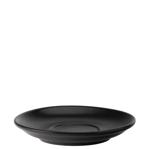 [PR/04518] Barista Matt Black Saucer 6" (15.5cm) 