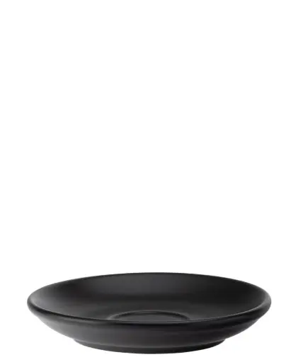 [PR/04538] Barista Espresso Matt Black Saucer 4.75" (12cm)  