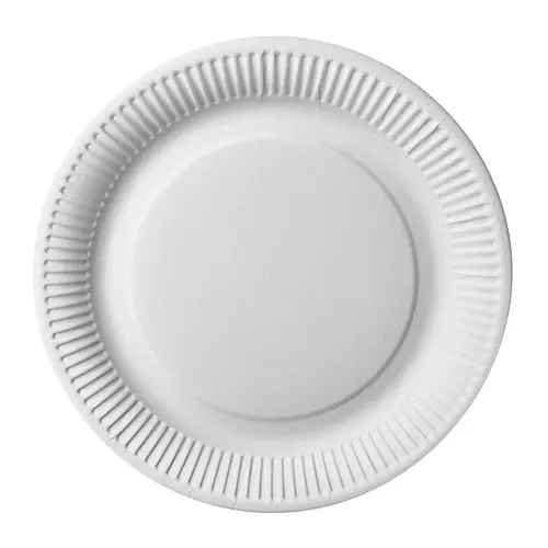 [PR/00976] Teller Pappe "pure" rund Ø 26 cm weiss extra stark