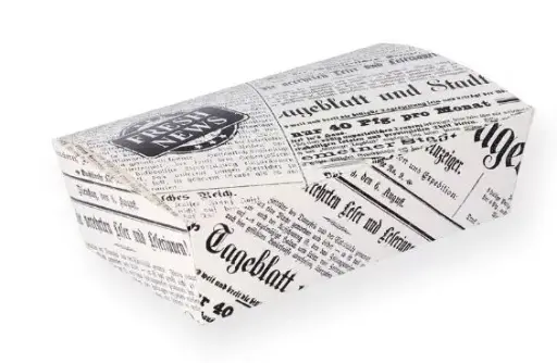 [PR/05927] Fingerfood Box mittel "Zeitung" 200 Stück