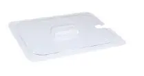 [PR/02029] Deckel 1/2 GN mit Aussparung klar aus Kunststoff 325 x 265 mm