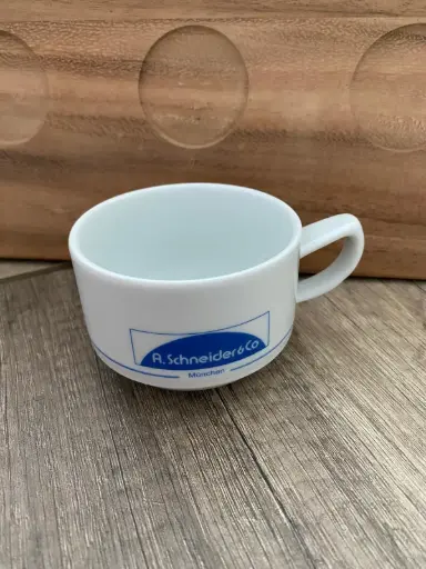 [PR/02368] Kaffeetasse stapelbar Logo Schneider - Restposten     